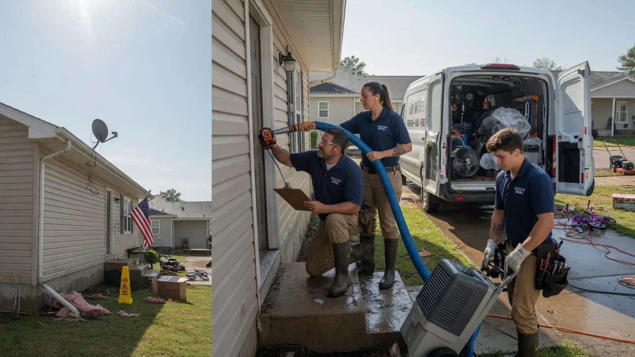 Ceiling Water Damage Restoration in Luna Pier, MI near me